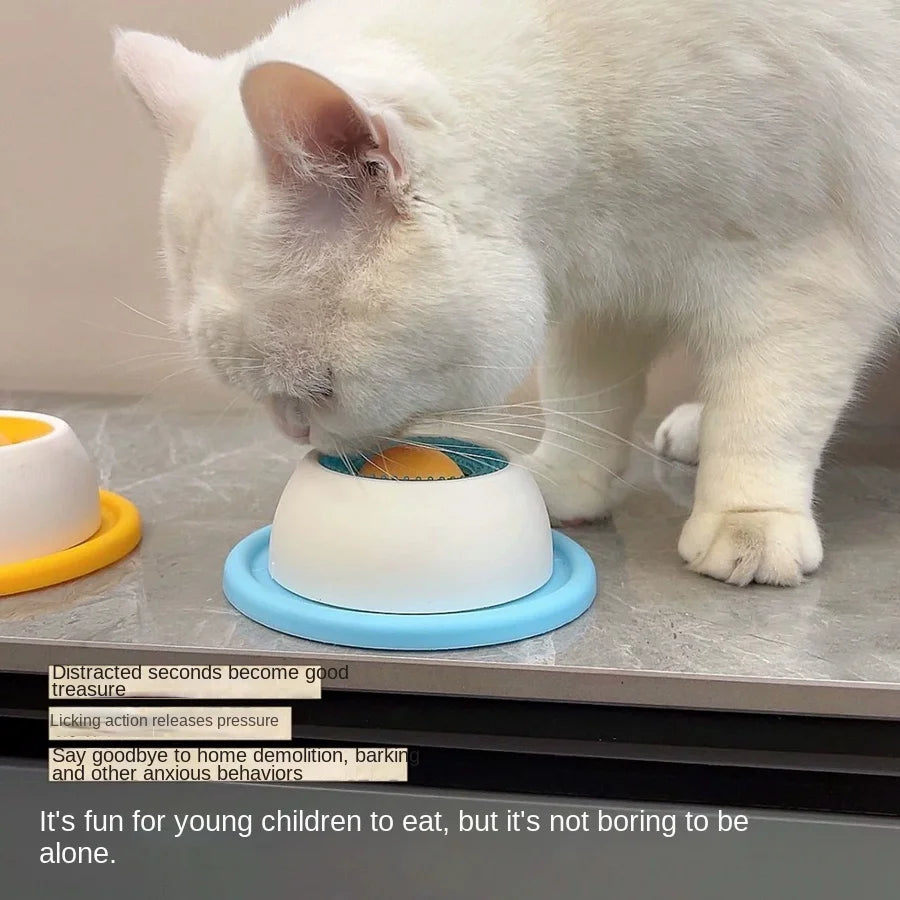 silicone lick toy slow feeder – interactive enrichment dispenser