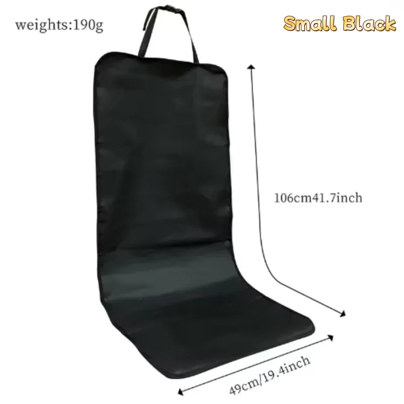 foldable hammock car seat cover for safe pet travel, all dog breeds