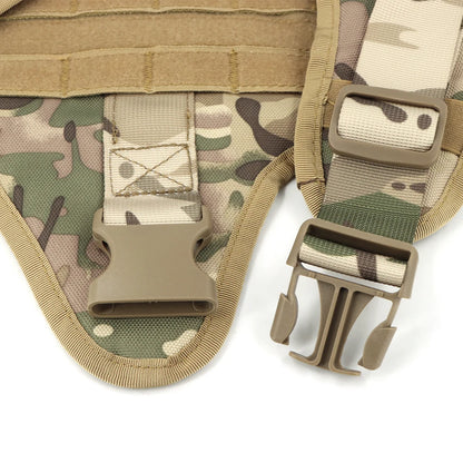 Tactical Dog Harness with MOLLE System – Heavy-Duty Large Dog Vest