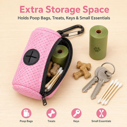 Hanging Dog Poop Bag Dispenser – Convenient Walking Bag Holder