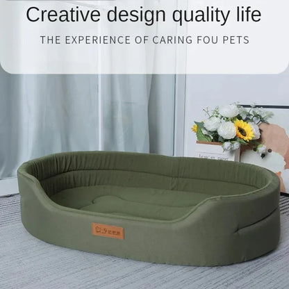 Fluffy Pet Bed Cushion - Cozy Winter Sofa Mat for Small to Large Dogs