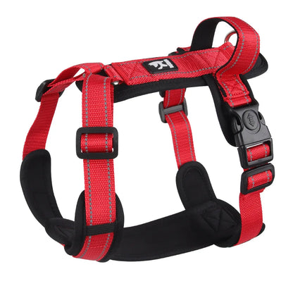 Adjustable Reflective Puppy Vest Harness with Easy Control Handle