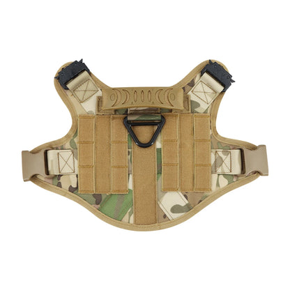 Tactical Dog Harness with MOLLE System – Heavy-Duty Large Dog Vest