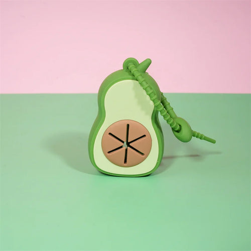 Cute Avocado Dog Waste Bag Dispenser – With Leash Attachment