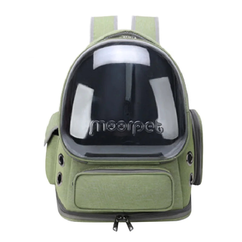 transparent breathable cat carrier backpack for outdoor travel