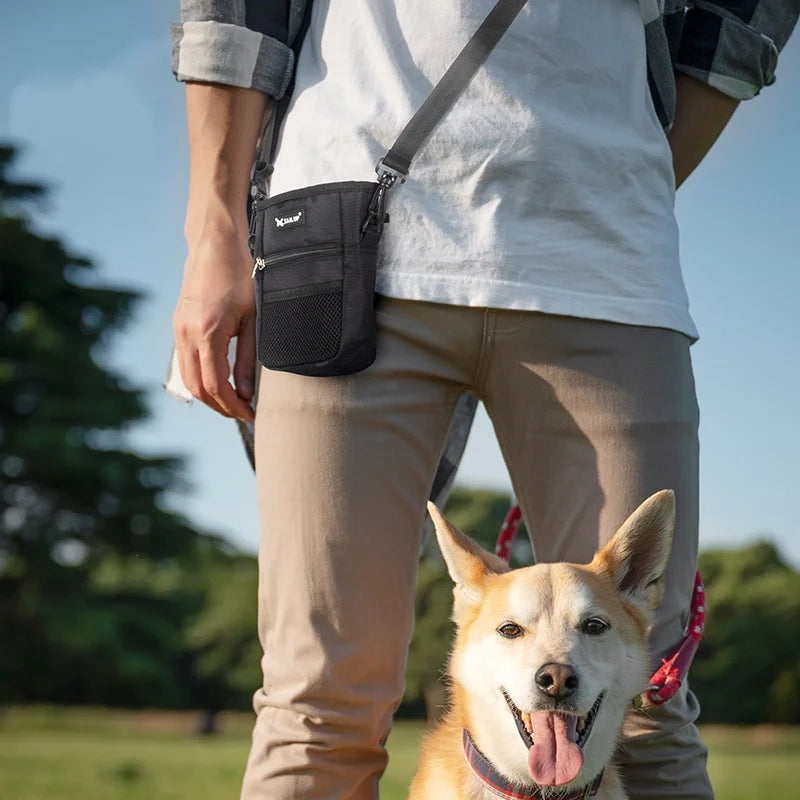 portable dog training treat waist bag – durable large capacity