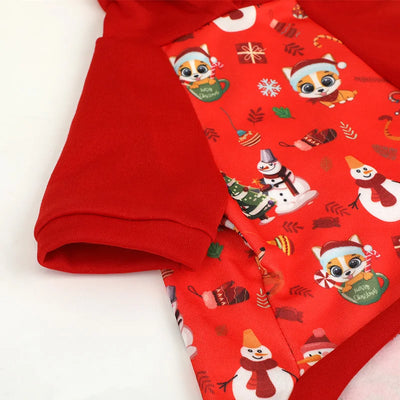 Festive Christmas Dog Hoodie for Autumn and Winter Holiday Pet Clothes