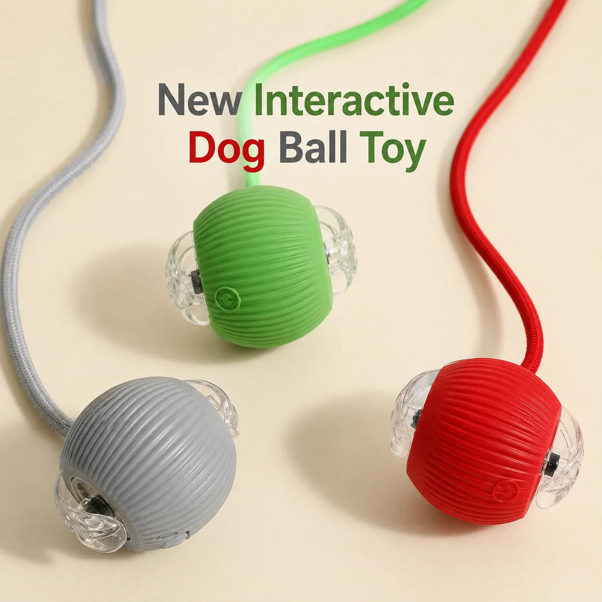 automatic rolling dog ball toy - rechargeable smart interactive toy