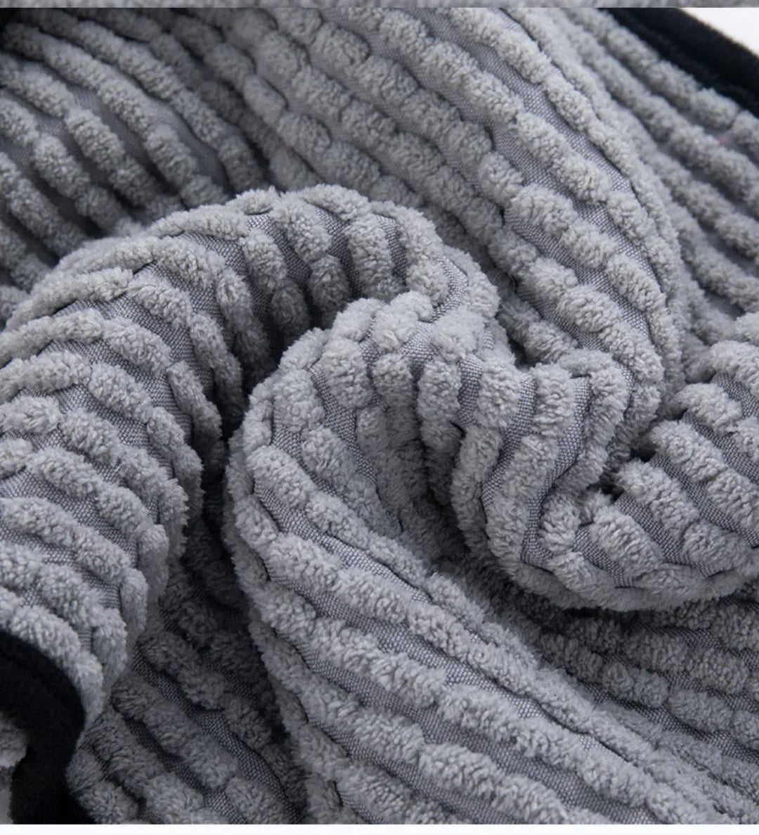 absorbent chenille pet bath towel – soft quick-dry dog & cat towel