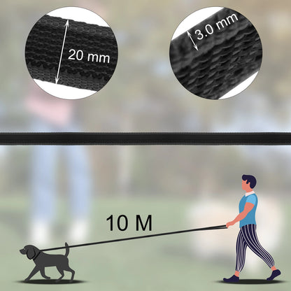 Extra-Long Fiber Dog Training Leash for Small and Large Dog Breeds