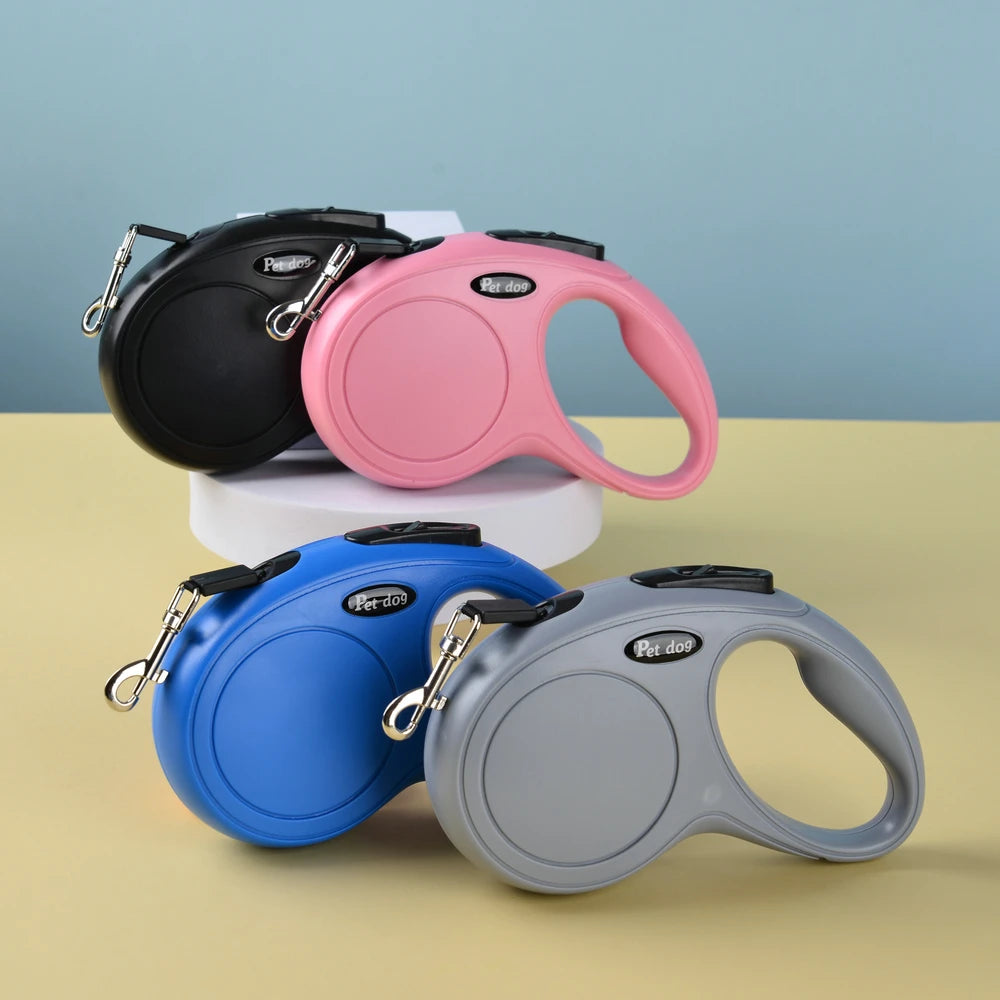 automatic retractable dog leash – extending lead for cats & dogs