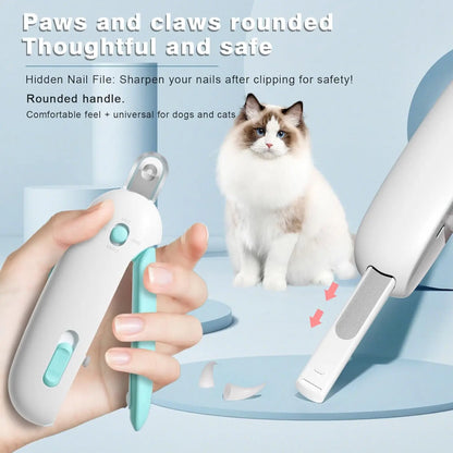 Adjustable Pet Nail Trimmer - Professional Clippers for Dogs & Cats