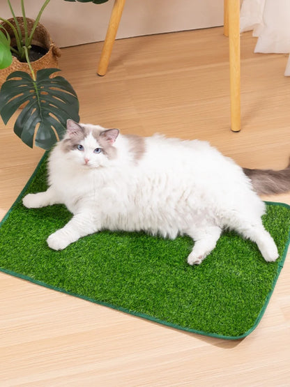 Reusable Artificial Grass Dog Toilet Mat for Balcony and Garden Use