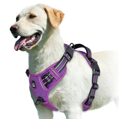 Adjustable No-Pull Dog Vest Harness with Padded, Easy Control Handle