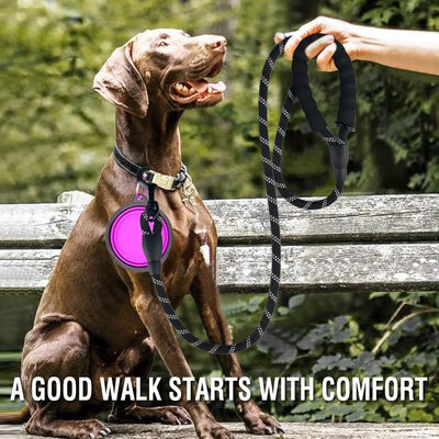 Strong Reflective Dog Lead – Durable Nylon Lead for All Dogs